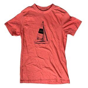 Momentum Great Lakes Lost in Michigan Sailboat Womens T-Shirt Size Small